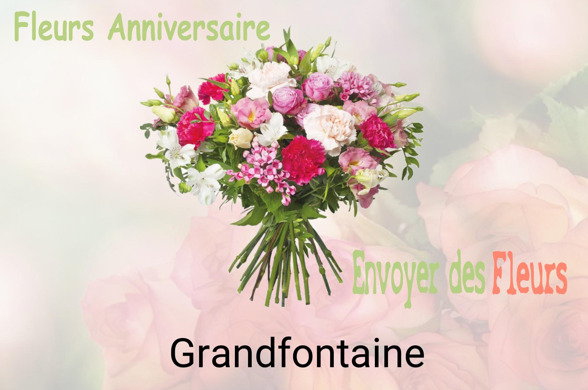 Bouquet de fleurs d’anniversaire livré à Grandfontaine