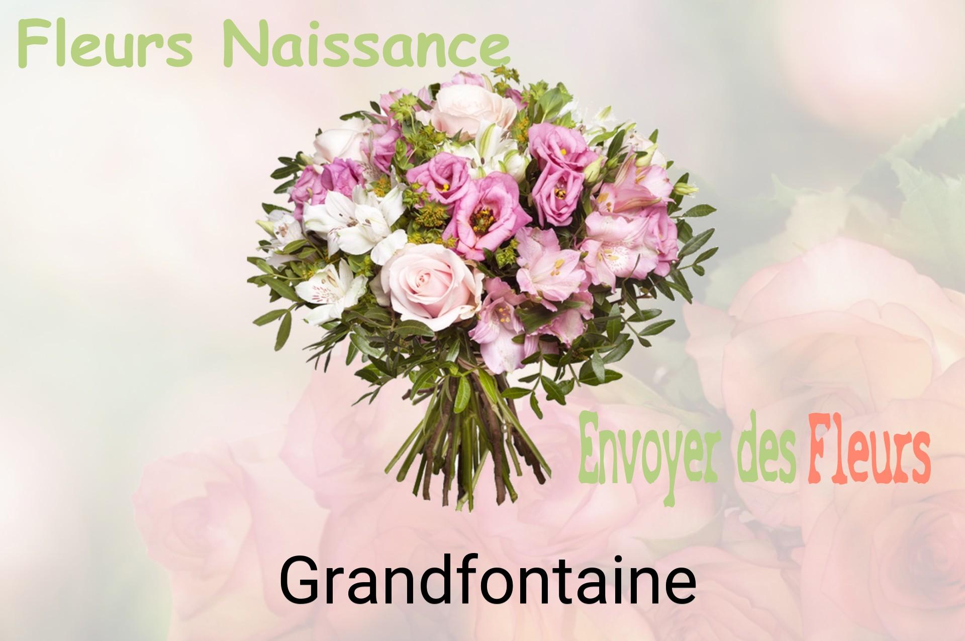 Bouquet de fleurs de naissance livré à Grandfontaine